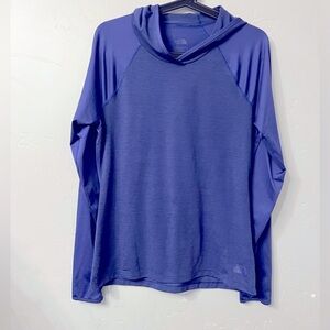 Women's Purple North Face Sun Hoodie Top
